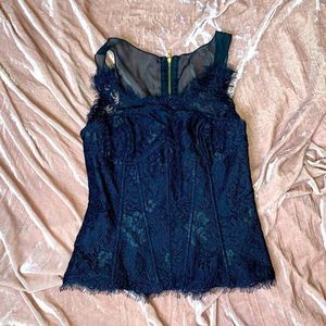 Leifsdottir lace corset style top